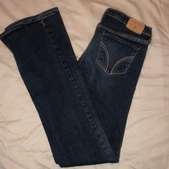 Denim - Hollister Dark Wash Califlare 3L (long)